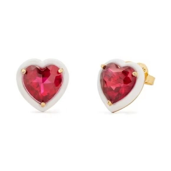 Kate Spade Sweetheart Statement Studs - Picture 1 of 3